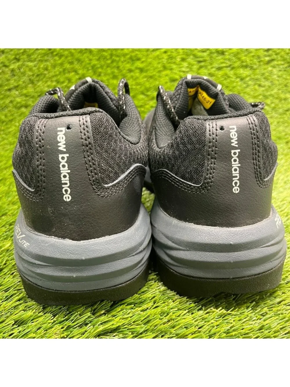 New Balance 589v1 Mens Size 10.5EE Black White Composite Toe Safety Work Shoes